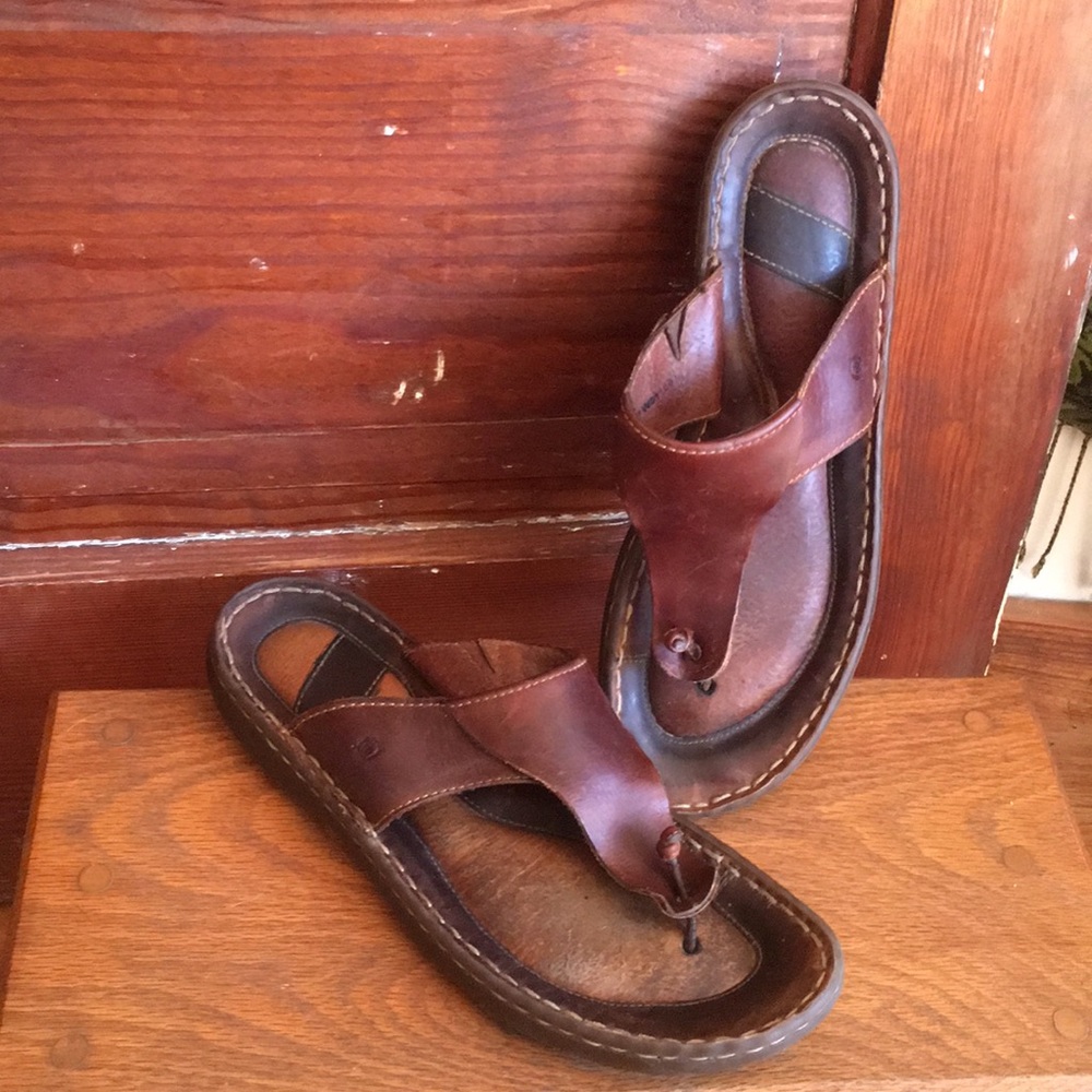 Born leather sandals